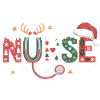 Nurse Weihnachtsstethoskop Logo
