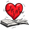 Beating Heart Shaped Book Pulse Design