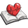 Beating Heart Shaped Book Pulse Design