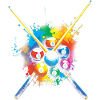 Billard – Illustration von bunten Billardkugeln