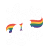 Love is Love Rainbow LGBTQ Pride