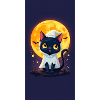Moonlight Cat in Ghost Cloak