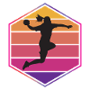 Handball Frau Silhouette