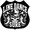 Line Dance Skull Western
