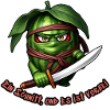Ninja pastèque avec l’épée