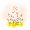 Posture Meditation Illustration