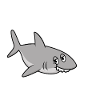 Shark. – Funny statement with funny shark