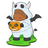Bull Halloween Ghost