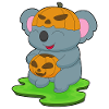 Koala Halloween Pumpkin