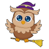 Owl Halloween Witch