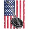 Banjo USA Flag