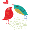 birds in love