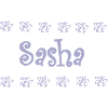 Sasha Lavender Floral Pattern