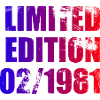 45th Birthday Limited Edition 02/1981