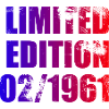 65th Birthday Limited Edition 02/1961