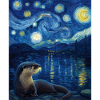 Otter Van Gogh