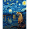 Otter Van Gogh