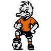 Retro-Duck Fußballheld