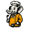 Cuisinier Chef Éléphant