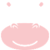Masque facial tête d’hippopotame sourire