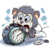 Morgenchaos Otter Wecker