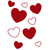 Cadeau rouge de la Saint-Valentin