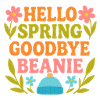 Bonjour Spring Goodbye Cap