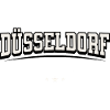 Dusseldorf Germany Block Font Logo