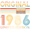 40-jähriges Jubiläum Originalgeschenk 1986