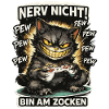 Courage Not I Gaming Cat Design