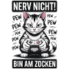 Courage Not I Gaming Cat Design