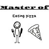 Master of Eating pizza