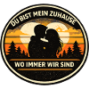 You Are My Home Romance Badge