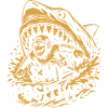 Stay Positive Shark Splash