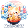 Ramen Cat Kanagawa Pastel
