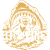 Its Fine Shark Monkey Graphic