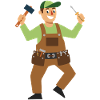 Arbeitsheld Handwerker