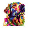 Graffiti d’art chien