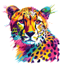 Graffiti léopard guépard