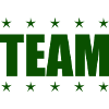 Team mit Sternen