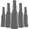 Beer Bottle Silhouettes Series