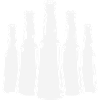 Beer Bottles Silhouette