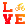 Roadbike Grafik für Rennrad