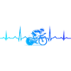 Modern road bike artwork