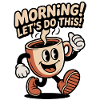 Morgen Kaffee Motivation