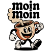 Coffee Mug Cheerful Cartoon