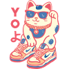 Maneki Neko Street Sneakers