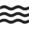 Minimalist Black Waves