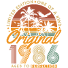 1986 Vintage Born 40-års fødselsdagsgave