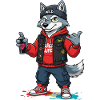 Wilder Wolf Streetwear Graffiti